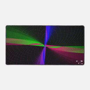 Geometrische Wave-Maus-Pad-Mat Schreibtischunterlage