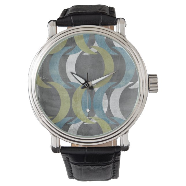 Geometrische Wiederholung I Armbanduhr (Vorderseite)