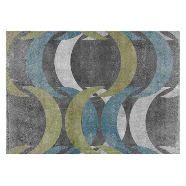 Geometrische Wiederholung I Schneidebrett (Vorderseite)