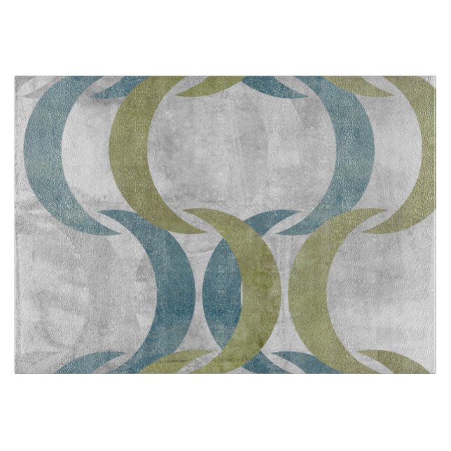 Geometrische Wiederholung III Schneidebrett (Vorderseite)