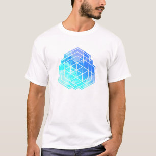 Geometrische Wolken T-Shirt