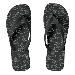 Geometrische Zahlen und Mathe-Gleichungen Flip Flops
