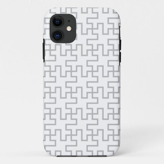 Geometrischer abstrakter Boden-Entwurf Case-Mate iPhone Hülle (Rückseite)