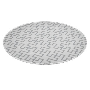 Geometrischer abstrakter Boden-Entwurf Schneidebrett