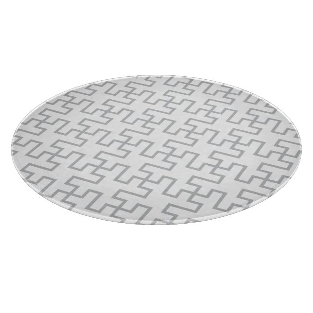 Geometrischer abstrakter Boden-Entwurf Schneidebrett (Ecke)