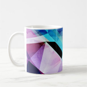 Geometrischer Abstrakter Hintergrund Kaffeetasse