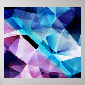 Geometrischer Abstrakter Hintergrund Poster
