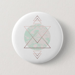 Geometrischer abstrakter Kunst-Entwurf Button
