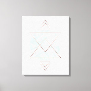 Geometrischer abstrakter Kunst-Entwurf Leinwanddruck