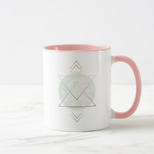 Geometrischer abstrakter Kunst-Entwurf Tasse
