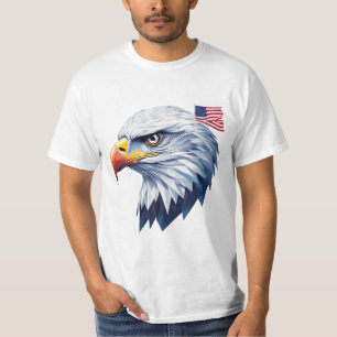 Geometrischer Adler USA Design – Modern Patriotisc T-Shirt