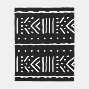Geometrischer Afrikanischer Schlammstoff Tribal Ge Fleecedecke