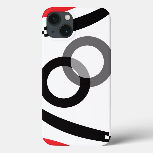 Geometrischer Bogenkreis Case-Mate iPhone Hülle (Rückseite)