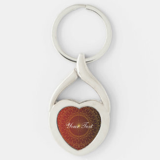 Geometrischer Circle Gold Moderner abstrakter Luxu Schlüsselanhänger