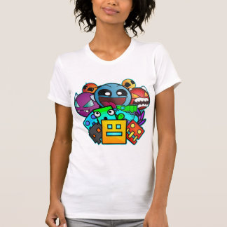 Geometrischer Dash Classic-T - Shirt