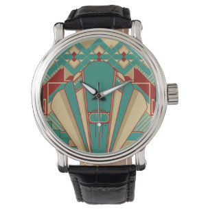 Geometrischer Deko-Entwurf Armbanduhr