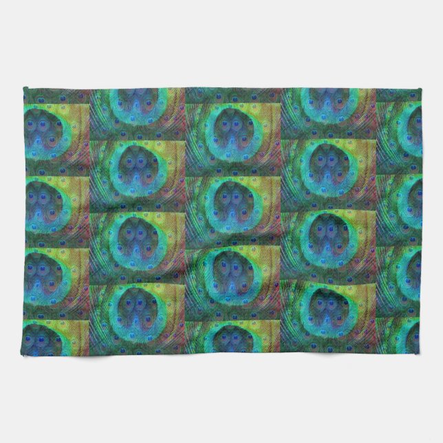 Geometrischer Druck der Pfaufeder Küchentuch (Horizontal)