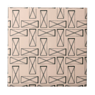 Geometrischer Entwurf des Rechteck-X Fliese