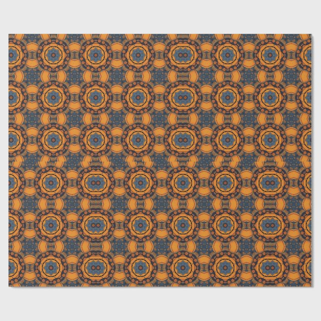 Geometrischer Fall, Whimsischer Herbst, Herbst, He Geschenkpapier (Flach)