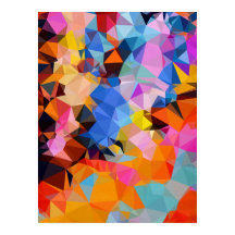 Geometrischer Fraktal-Abstrakt-Wandschmuck