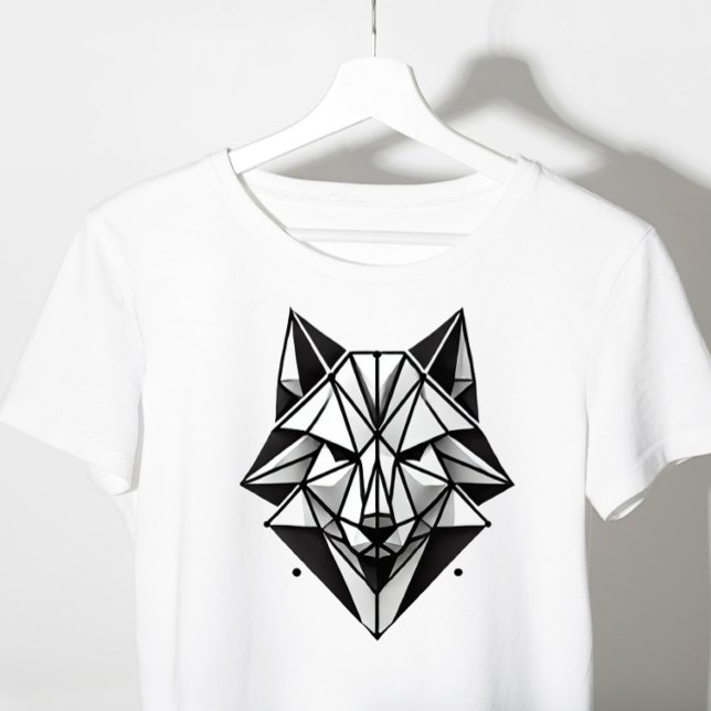 geometrischer Fuchs-T - Shirt (Von Creator hochgeladen)
