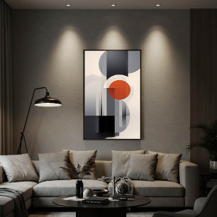 Geometrischer Gradient Leinwanddruck