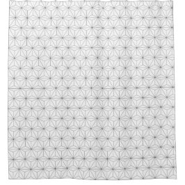 Geometrischer Hexagon-Duschvorhang Duschvorhang