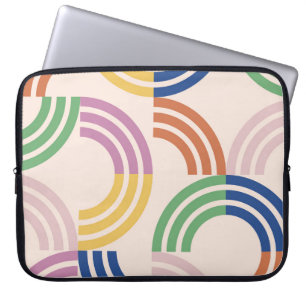 Geometrischer Hintergrund der gerasteten Kurven Laptopschutzhülle
