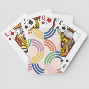 Geometrischer Hintergrund der gerasteten Kurven Spielkarten