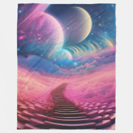 "Geometrischer Hintergrund" Fleecedecke