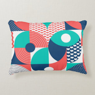Geometrischer Hintergrund Moderner Stil Vintag i Dekokissen