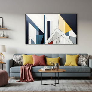 Geometrischer Horizont Leinwanddruck