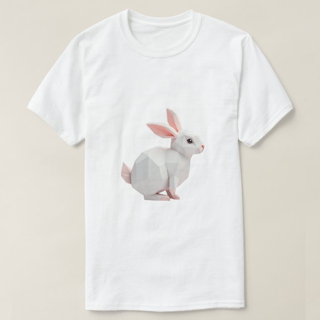 Geometrischer Kaninchen-T - Shirt (Design vorne)