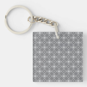 Geometrischer Kreuzanhänger Schlüsselanhänger