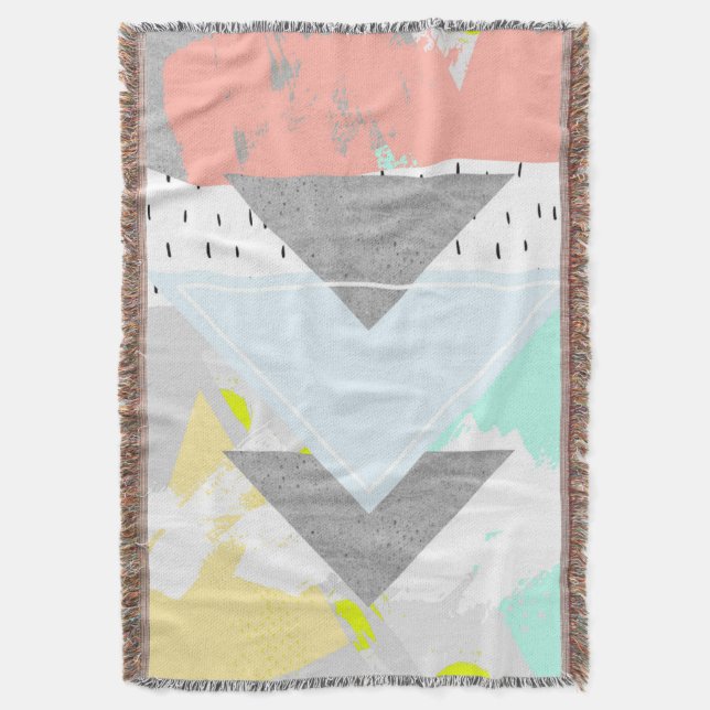 Geometrischer Kunst-Druck Decke (Vorderseite Vertikal)