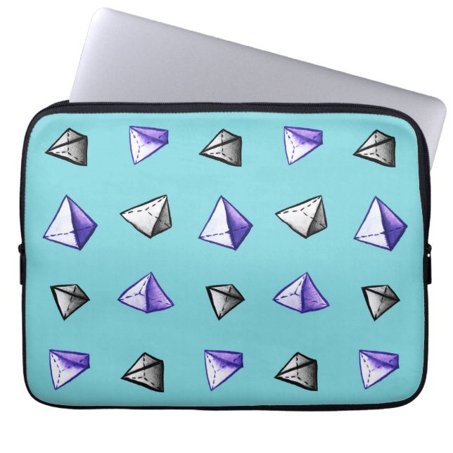 Geometrischer Laptopschutzhülle (Vorderseite)