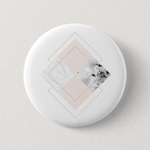 Geometrischer Marmorentwurf Button
