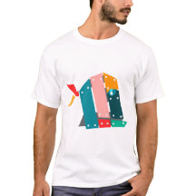 Geometrischer mechanischer T - Shirt