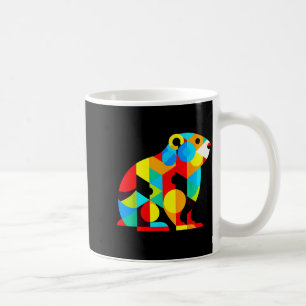 Geometrischer Minimalismus Moderne Illustration Mu Kaffeetasse