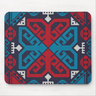Geometrischer Modeklassiker süß-trendy farbenfroh Mousepad