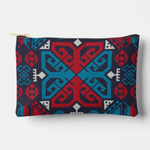Geometrischer Modeklassiker süß-trendy farbenfroh Zubehörtasche