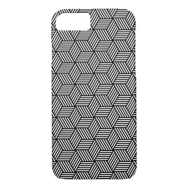 Geometrischer Musterkunstentwurf Case-Mate iPhone Hülle (Rückseite)