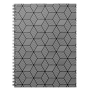 Geometrischer Musterkunstentwurf Notizblock