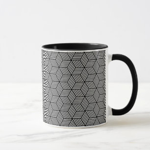 Geometrischer Musterkunstentwurf Tasse
