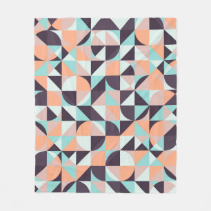 geometrischer, nahtloser Vintager Hintergrund Fleecedecke