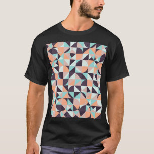 geometrischer, nahtloser Vintager Hintergrund T-Shirt