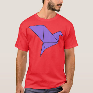 Geometrischer Origami Bird 4 T-Shirt