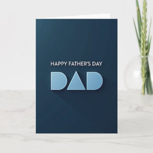 Geometrischer Papa Alles Gute zum Vatertag Karte