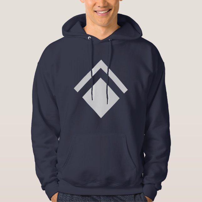 Geometrischer Pfeil 01 Hoodie (Vorderseite)