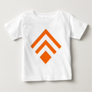 Geometrischer Pfeil 02 - Orange Baby T-shirt
